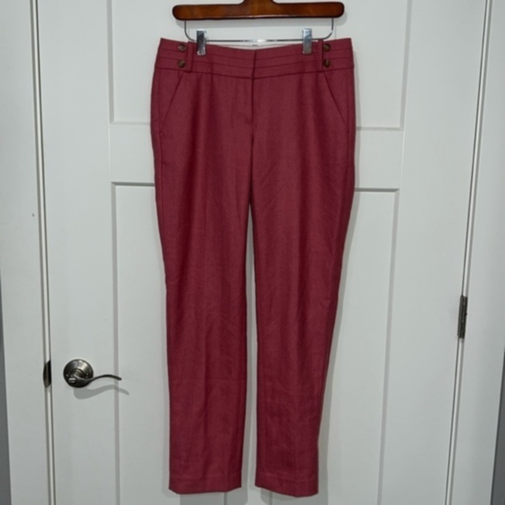 Loft Lined Wool Blend Trousers Sz 2